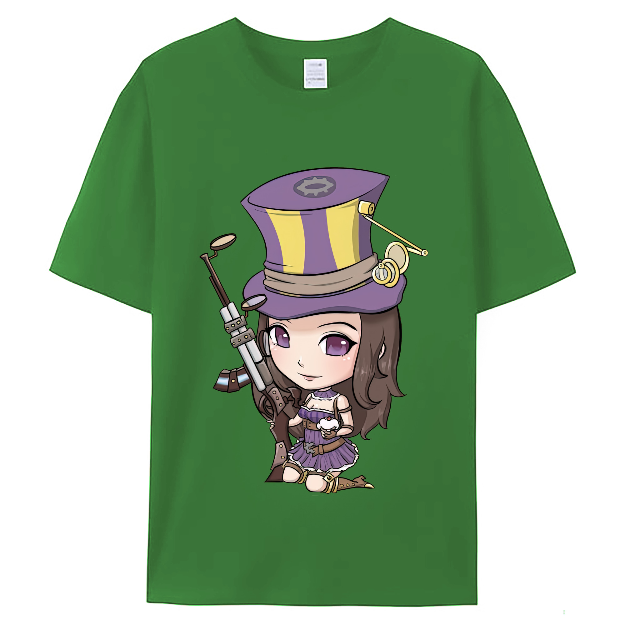 （画像用） リーグ・オブ・レジェンド League of Legends LOL レディースカジュアルプリントTシャツ（綿100％）